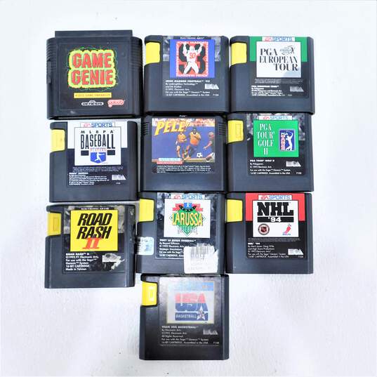 Lot Of 10 Sega Genesis Game image number 1