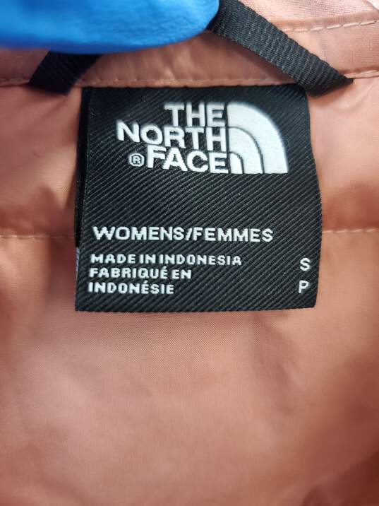 The North Face Pink Puffer Vest Womens Size S image number 3