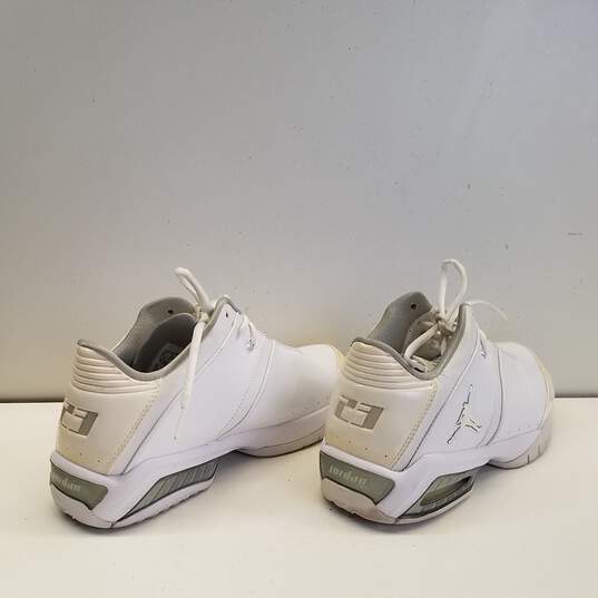 Air Jordan Team Reign Low White 312503-109 Sneakers Men's Size 10 image number 4