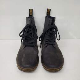 Dr. Marten WM Air wait Tobias Black leather 8 Hole Boots Size 9-10 US alternative image