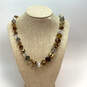 Designer Joan Rivers Gold-Tone Lobster Multicolor Classic Beaded Necklace image number 1