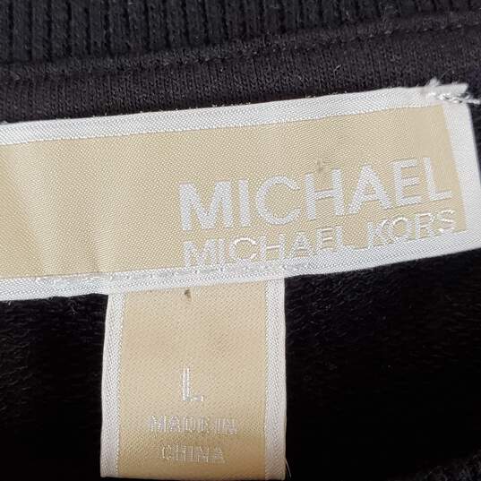 Michael Kors Women Black Sweater L NWT image number 3