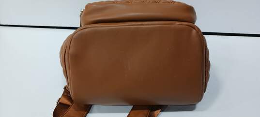 Miss Fong Women's Brown Leather Diaper Bag image number 3