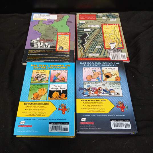 4pc Bundle of Dog Man and Maus Hardcover Children's Books image number 3