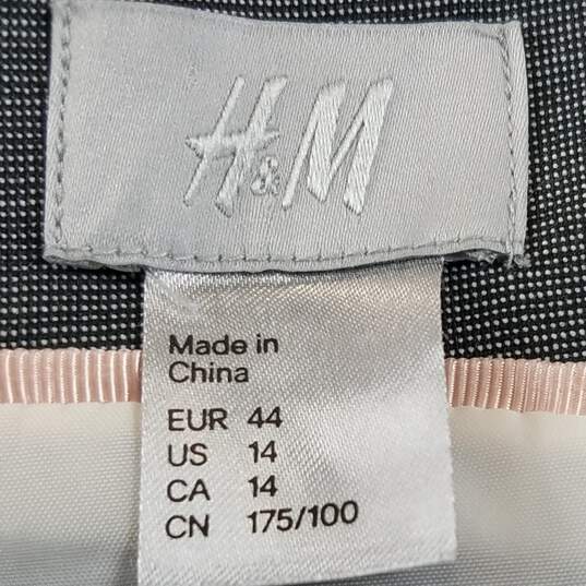 H&M Women Grey Midi Dress 14 image number 3