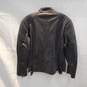 Vera Pelle Black Full Zip Leather Jacket Size 48 image number 2