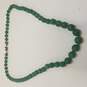 Sterling Silver Knotted Aventurine Beaded Necklace 63.2g image number 4