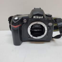 Nikon D70 6.1MP Digital SLR Camera Black Body Only