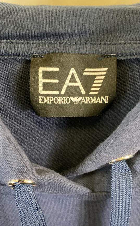 Emporio Armani Blue Long Sleeve - Size Large image number 4