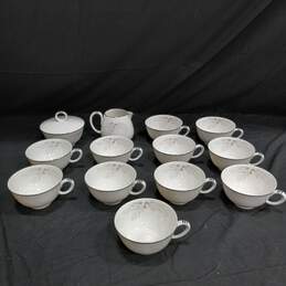 Bundle of 13 Franciscan Tea Cups & Accessories