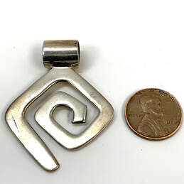 Designer Silpada 925 Sterling Silver Gorgeous Geometric Maze Chain Pendant alternative image