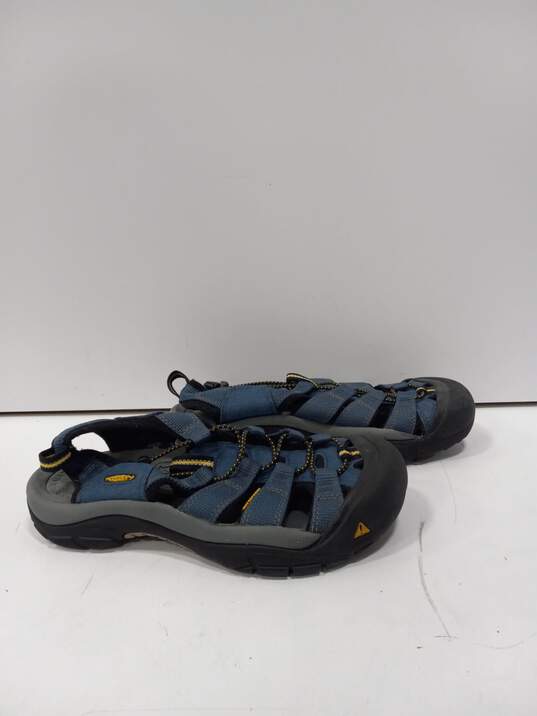 Keen Blue, Black, And Gray Sandals Size 9 image number 4