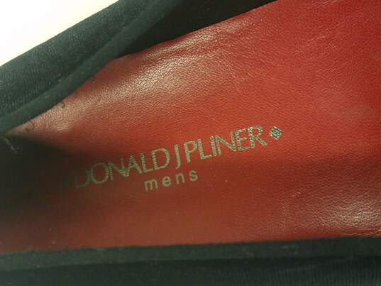 Donald Pliner Men's Black Velvet Dragon Slippers Size. 9.5 image number 8