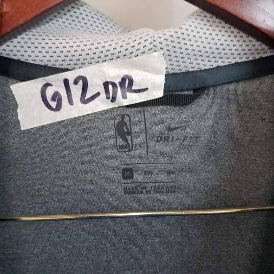 Men's Nike NBA San Antonio Spurs Therma Flex zip Hoodie 3XL image number 2