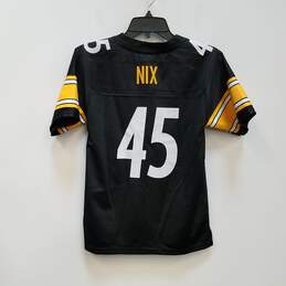 Mens Black Pittsburgh Steelers Roosevelt Nix #45 Football NFL Jersey Size M alternative image