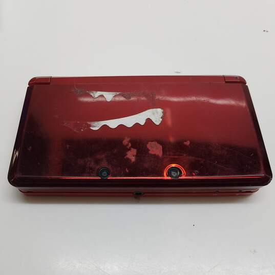 Red Nintendo 3DS [Read Description] image number 1