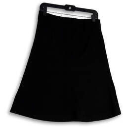 Womens Black Flat Front Regular Fit Classic Straight And Pencil Skirt Sz 6 alternative image