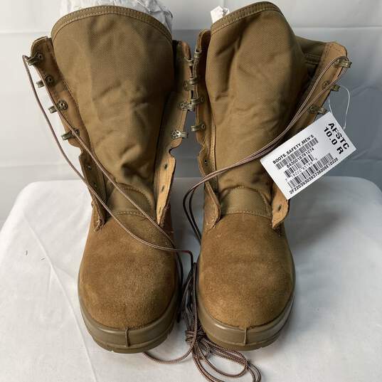 Belleville Mens Desert Sand Safety  All Weather Boots Size 10 image number 1