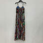 NWT Womens Multicolor Pleated Sleeveless Sweetheart Neck Maxi Dress Size 6 image number 2