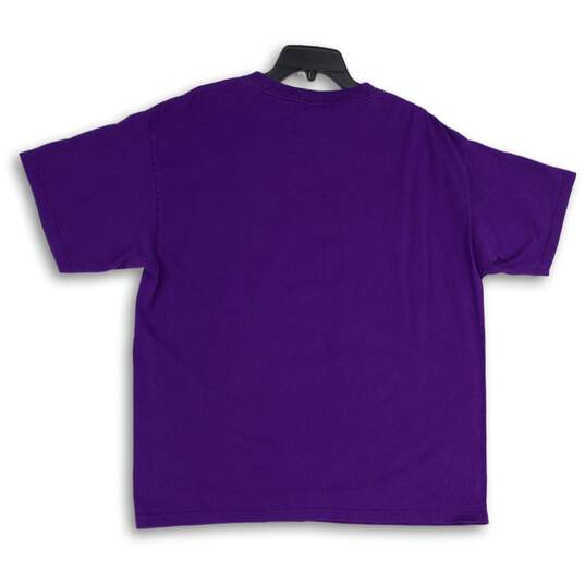 Walt Disney World Mens Purple Seven Dwarfs Crew Neck Pullover T-Shirt Size XL image number 2
