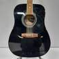 Perry Black 6 String Acoustic Guitar w/ Case image number 3