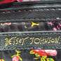 Betsy Johnson Black/White Stripe Shoulder Bag Handbag Satchel image number 5