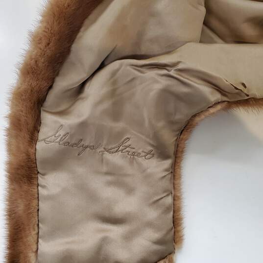 Vintage The Bon Marche Mink Fur Stole Wrap No Size image number 5