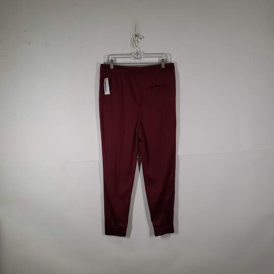 NWT Mens Standard Fit Drawstring Waist Zipper Pockets Jogger Pants Size Large image number 2