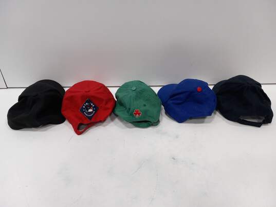 Bundle of 5 Assorted Sports Baseball Caps image number 2