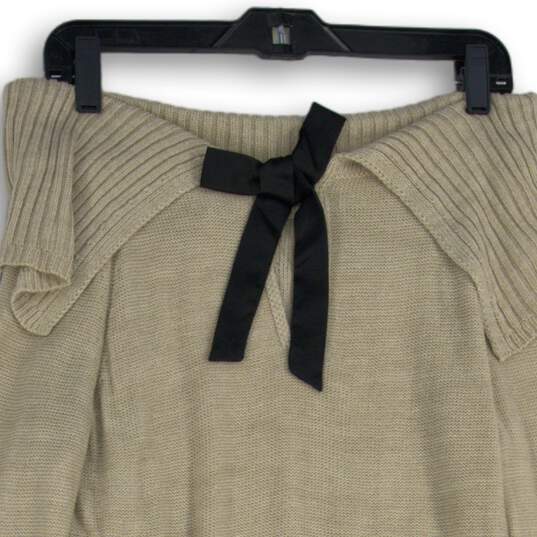 Soho New York & Company Womens Beige Off The Shoulder Pullover Sweater Size S image number 4