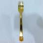 STANLEY ROBERTS Gold Plated Stainless Flatware 6 Pieces GOLDEN ROGET IOB image number 3