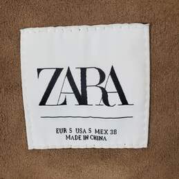 Zara Men Brown Lightweight Suede Jacket S alternative image