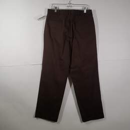 Mens Relaxed Fit Pleated Front Straight Leg Dress Pants Size 34x32 alternative image