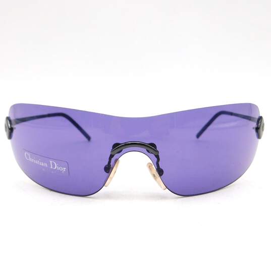 Christian Dior Purple CD Logo Shield Sunglasses image number 5