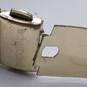 Michael Kors 39mm Gold Tone Crystal Bezel Unisex Quartz Watch In Box DAMAGED image number 6