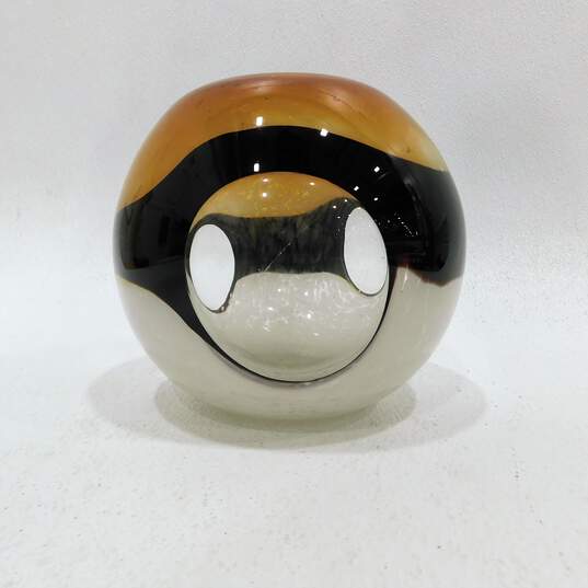Hand Blown Glass Decorative Bowl image number 1