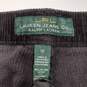 LRL Lauren Jeans Co. Ralph Lauren  Women's Black Corduroy Pants Size 16 image number 3