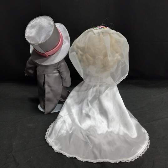 Ashton-Drake Precious Moments Bride & Groom Porcelain Dolls image number 4