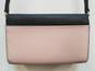 Kate Spade Saffiano Leather Convertible Crossbody Black Pink image number 4