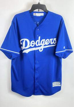 Majestic Men Blue LA Dodgers Cody Bellinger #35 Jersey L