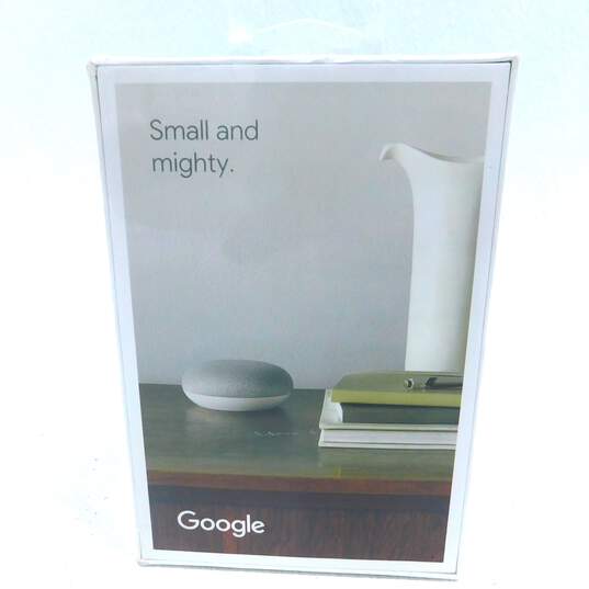 Sealed Google Nest Mini 2nd Generation Smart Speaker Chalk image number 2