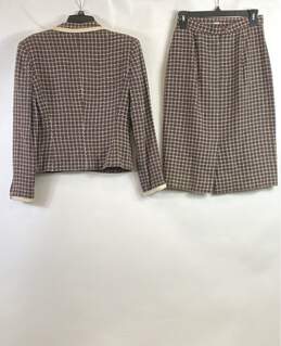 Christian Dior Brown 2 PC Skirt Suit - Size 4 alternative image