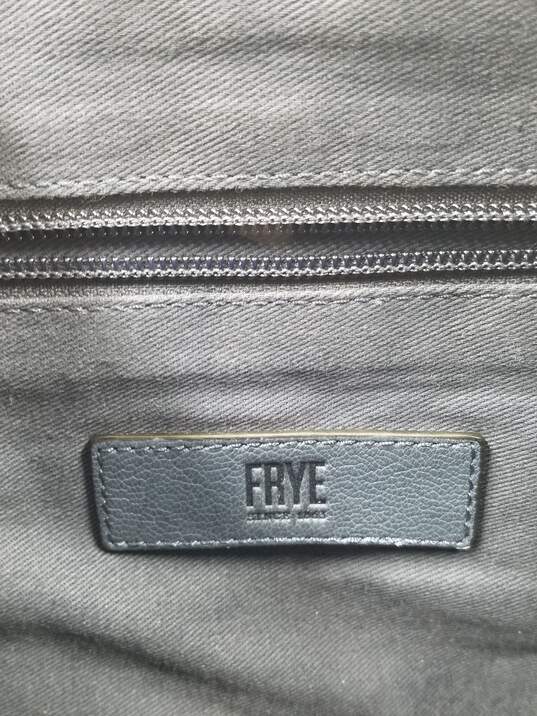 Authentic FRYE Steel Blue Messenger Bag image number 6