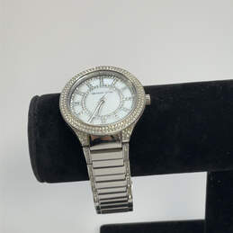 Designer Michael Kors Kerry MK-3311 Silver-Tone Pave Crystal Analog Watch