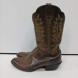 Ariat Men's Brown Leather Cowboy Boots Size 7.5B