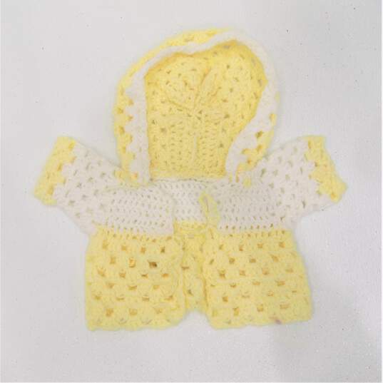 Vintage Handmade Knit & Crocheted Baby & Doll Clothing image number 4