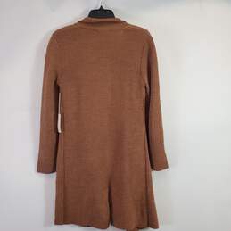 Active USA Women Brown Knit Cardigan S NWT alternative image