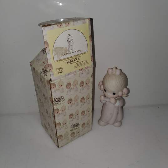Enesco Precious Moments Porcelain Figurine 12386 Lord Give Me A Song IOB image number 1