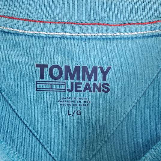 Tommy Jeans Men Blue T-Shirt L NWT image number 2