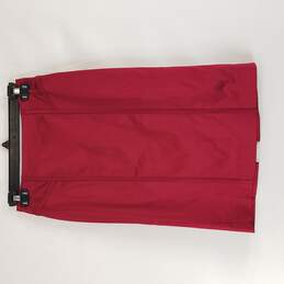White House Black Market Women Red Skirt 00 NWT
